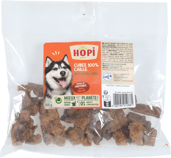 CUBES DE VIANDE DE CAILLE