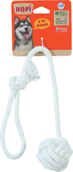 CORDE POIGNEE BALLE BLANC