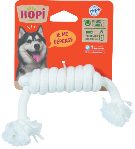 CORDE BOBINE 20CM BLANC