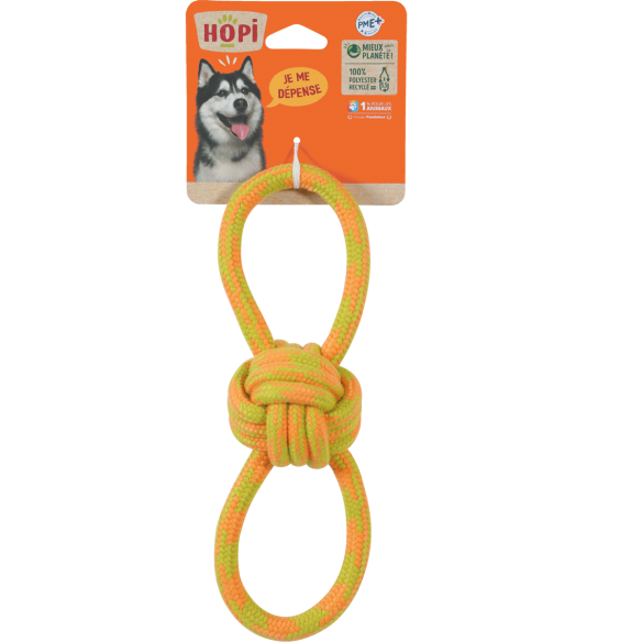 CORDE 2 POIGNEES BALLE 25CM