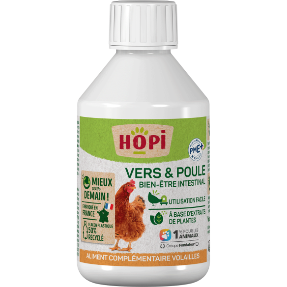 VERS ET POULE - ALIMENT COMPLÉMENTAIRE