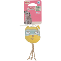 JOUET CHAT MASQUE VELOURS JUTE