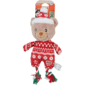 JOUET CHIEN OURSON CORDE NOEL