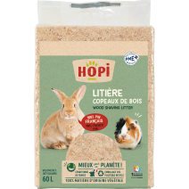 LITIÈRE COPEAUX DE BOIS - 60L