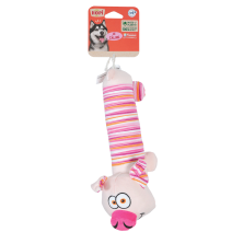 PELUCHE COCHON TUBE RECYCLEE
