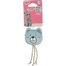 JOUET OURSON VELOURS JUTE