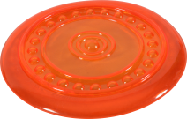 JOUET TPR RECYCLÉ FRISBEE ROND ORANGE