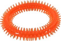 JOUET TPR RECYCLÉ ANNEAU PICOT ORANGE