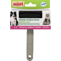 Peigne double rang démêlant