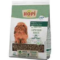 MENU PREMIUM LAPIN NAIN ADULTE - GRANULÉS 2,5KG