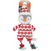 JOUET CHIEN PINGOUIN CORDE NOEL