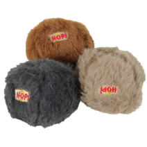 JOUET LOT 3 BALLES FOURRURE RECYCLÉE