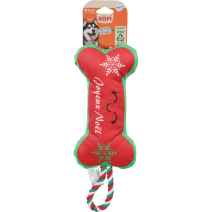 JOUET CHIEN OS CORDE NOEL
