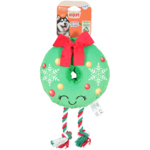 JOUET CHIEN DONUT NOEL