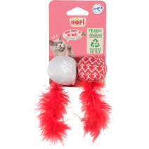 JOUET CHAT 2 BALLES NOEL