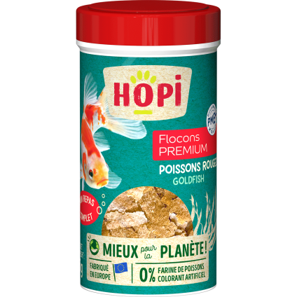 FLOCONS POISSONS ROUGES - 250ML - HOPI - Produits complices de tous les ...