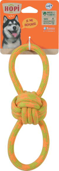 Corde 2 poignées balle 25cm