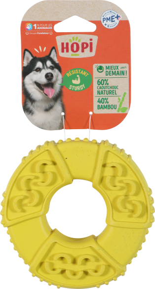 Jouet caoutchou et bambou - ROUE