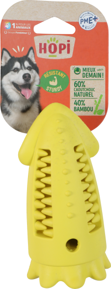 Jouet caoutchou et bambou - PIEUVRE