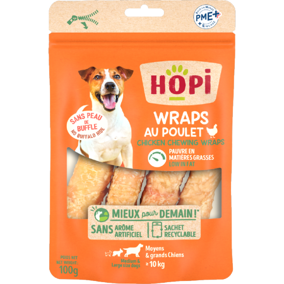 FRIANDISE AMIDON ET POULET WRAPS