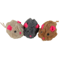 JOUET LOT 3 SOURIS FOURRURE RECYCLÉE