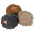 JOUET LOT 3 BALLES FOURRURE RECYCLÉE